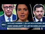 DEUTSCHLAND: Notlage-Chaos! "... da hat sich Klingbeil bei Merz gemeldet!" So lief es wirklich ab!