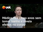 Médico fica 5 anos sem usar sabonete e xampu no banho: veja quais os efeitos no corpo; confira