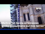 Une banderole "remigration" déployée sur la basilique Saint-Denis, la mairie va porter plainte