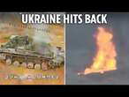 Ukraine fights off Russian attack killing 13 as vids show flames ripping through tanks in Kharkiv