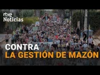 DANA DE VALENCIA: MILES DE PERSONAS marchan contra MAZÓN a pesar de MENSAJE de AVISO ROJO | RTVE