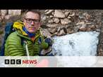 UK's long-lasting snow patch melts away | BBC News