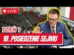 18 posiedzenie Sejmu RP dzień pierwszy 25 września 2024 - Transmisja na ŻYWO z obrad Sejmu