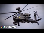 Trump says Iran shot down U.S. helicopter