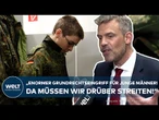 STREIT UM WEHRPFLICHT: "Wir müssen doch in der Lage sein, auch harte Diskussionen zu führen!"