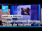 Futur gouvernement Bayrou: 