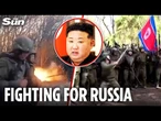 North Korea broadcasts new vid of troops fighting in Kursk during Kim Jong Un's tearful ceremony