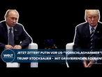 UKRAINE-KRIEG: Nun zittert Putin vor Trumps "Vorschlaghammer"! US-Präsident stocksauer - mit Folgen