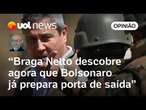 Bolsonaro se arrisca ao tratar generais como laranjas chupadas, analisa Josias de Souza