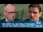 WELT TALK: Merz über Trump - "Er hört zu, er stellt Fragen - es ist ein wirklicher Dialog!"