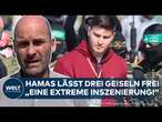 KRISE IN NAHOST: Hamas lässt drei Geiseln frei! 