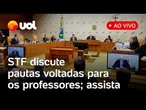 STF discute e vota pautas voltadas para os processos em primeira sessão sem o ministro Barroso