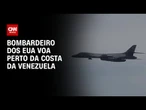 Bombardeiro B-1 dos EUA voa perto da costa da Venezuela | CNN PRIME TIME
