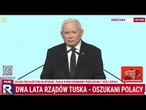 Kaczyński o dwóch latach rządów ekipy Tuska: w naszym kraju prawo przestało obowiązywać!