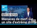 Des élus, avocats et journalistes menacés de mort par un site d'extrême droite • FRANCE 24