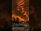 Ukraińskie drony uderzyły w ogromny rosyjski skład paliwa w Kerczu na Krymie