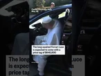 Pope Leo gets behind the wheel of Ferrari's first fully electric car