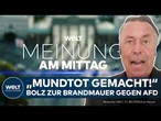 MEINUNG: „Brandmauer zementiert De-facto-Zweiparteiensystem“ | Prof. Bolz zur AfD-Frage