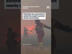 Spanish firefighters battle blazes amid European heatwave