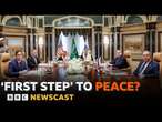 How can the US and Russia negotiate a peace deal without Ukraine? | BBC Newscast