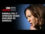 Kamala faz 1ª aparição desde discurso de derrota | BASTIDORES CNN