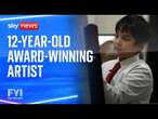 Meet the 12-year-old award-winning artist