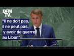 Le discours d'Emmanuel Macron à l'Assemblée générale des Nations unies en intégralité