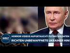 UKRAINE-KRIEG: Putin grausam! Horror-Videos aufgetaucht! Russen richten unbewaffnete Soldaten hin