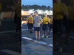 El entrenamiento del secretario de Estado de EE UU, Pete Hegseth, junto a militares estadounidenses