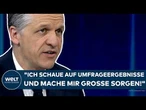 DEUTSCHLAND: "Ich schaue auf Umfrageergebnisse und mache mir große Sorgen!" - Thorsten Frei