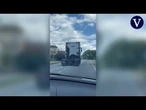 Así conducía un camionero que iba dando tumbos porque octuplicaba la tasa de alcohol