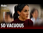 Meghan plays on being irritating & plastic, she’s PROUD to be the celeb you love to hate