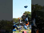 Dramatic moment ‘mini-tornado’ rips through Reading Festival campsite