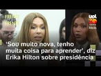 Erika Hilton diz que ainda não pensa em concorrer à presidência: 'Tenho muito a aprender'