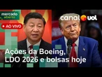 China proíbe compra de Boeings; governo apresenta LDO e bolsas em tempo real | Mercado Aberto