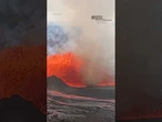 'Volnado' forms near Kīlauea volcano's active lava fountain