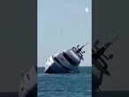 Uno yacht di lusso è affondato nel Nord della Turchia pochi minuti dopo il varo