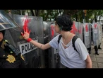 En images, des manifestants à Mexico exigent de couper les liens avec Israël