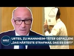 MANNHEIM: Urteil zum Polizisten-Mord gefallen! Sulaiman A. erhält lebenslange Haft ohne Bewährung