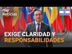 ESPAÑA CONVOCA al RESPONSABLE de la EMBAJADA de ISRAEL tras el ATAQUE contra una DELEGACIÓN en YENÍN