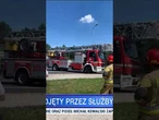 Interwencja służb przy banerze „Nie bać Tuska”