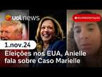 Anielle fala do caso Marielle, Trump x Kamala e mais notícias | Reapresentação UOL News