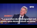 Pour Fabien Roussel, secrétaire national du PCF, "il faut savoir parler de l'immigration"