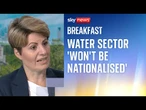 Minister rules out nationalising water sector