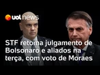 STF retoma julgamento de Bolsonaro na terça-feira com voto de Moraes; sentença deve sair sexta