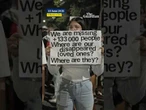 Families of Mexico's missing take to the streets on the eve of World Cup