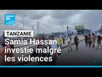 Tanzanie : Samia Suluhu Hassan investie malgré les violences post-électorales • FRANCE 24