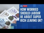 How worried should the government be about the super rich leaving the UK?