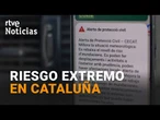 Las LLUVIAS TORRENCIALES PROVOCAN INUNDACIONES y CAOS en el TRANSPORTE | RTVE Noticias