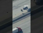 WATCH: Suspect accused of fatally shooting deputy leads officers on freeway chase #shorts #fox #news